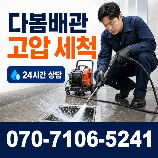 서울 동대문구 외대역동로 배관뚫기 상담 이미지 4